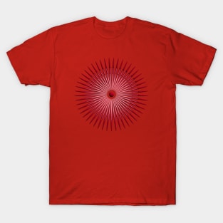concentric red T-Shirt